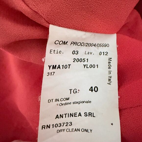 Armani Collezioni 2004 Silk Blend Strapless Mini Sheath Dress in Dusty Rose Pink - Picture 5 of 10